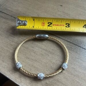 Sparkly Gold and Silver Magnetic Bracelet